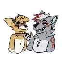 Sticker from the "Wolfy Animated" sticker pack