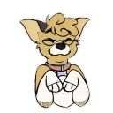 Sticker from the "Wolfy Animated" sticker pack