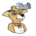 Sticker from the "Wolfy Animated" sticker pack