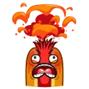 Sticker from the "Hot Dog" sticker pack