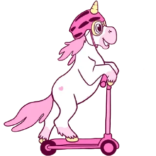 Telegram sticker pack "Pink Unicorn"