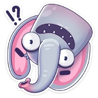 Telegram sticker pack "Какой был СЛОН"