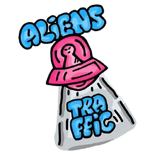 Telegram sticker pack "Alien World"