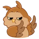 Sticker from the "Animated Birds" sticker pack