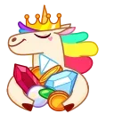 Sticker from the "Cartoons Friends" sticker pack