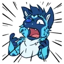 Sticker from the "SmalHyenaAnimated" sticker pack