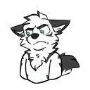 Sticker from the "SmalHyenaAnimated" sticker pack