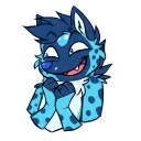 Sticker from the "SmalHyenaAnimated" sticker pack