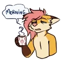 Sticker from the "SmalHyenaAnimated" sticker pack