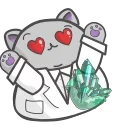 Sticker from the "Clever Cat" sticker pack