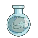 Sticker from the "Clever Cat" sticker pack