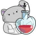 Sticker from the "Clever Cat" sticker pack