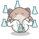 Sticker from the "Clever Cat" sticker pack