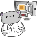 Sticker from the "Clever Cat" sticker pack