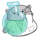 Sticker from the "Clever Cat" sticker pack