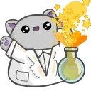 Sticker from the "Clever Cat" sticker pack