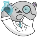 Sticker from the "Clever Cat" sticker pack