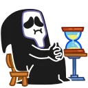 Sticker from the "Animated Scream" sticker pack