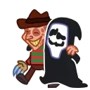 Sticker from the "Animated Scream" sticker pack