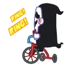 Sticker from the "Animated Scream" sticker pack