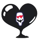 Sticker from the "Animated Scream" sticker pack