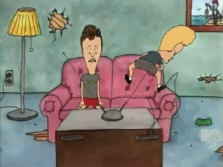 Стикер из набора "Beavis and Butthead"