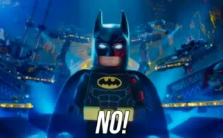 Sticker from the "The Lego Batman Movie" sticker pack