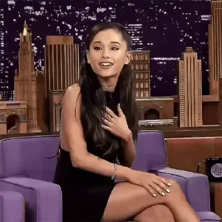 Sticker from the "Ariana Grande Videopack" sticker pack