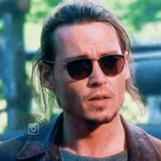 Sticker from the "Johnny Depp" sticker pack