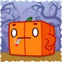 Sticker from the "Pumpkin Cube" sticker pack