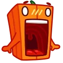 Sticker from the "Pumpkin Cube" sticker pack