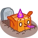 Sticker from the "Pumpkin Cube" sticker pack