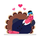 Sticker from the "Office Turkey" sticker pack