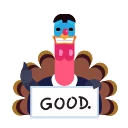 Sticker from the "Office Turkey" sticker pack