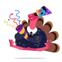 Sticker from the "Office Turkey" sticker pack