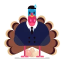 Sticker from the "Office Turkey" sticker pack