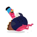 Sticker from the "Office Turkey" sticker pack