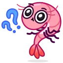 Sticker from the "Fresh Shrimp" sticker pack