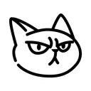 Telegram sticker pack "QR-cat by monobank"