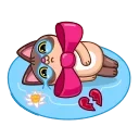 Sticker from the "Cat Valentine" sticker pack