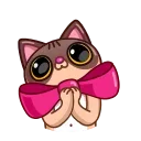 Sticker from the "Cat Valentine" sticker pack