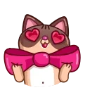 Sticker from the "Cat Valentine" sticker pack