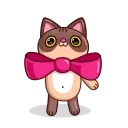 Sticker from the "Cat Valentine" sticker pack