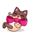 Sticker from the "Cat Valentine" sticker pack