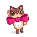 Sticker from the "Cat Valentine" sticker pack