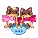 Sticker from the "Cat Valentine" sticker pack