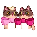 Sticker from the "Cat Valentine" sticker pack