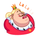 Sticker from the "King" sticker pack