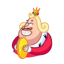 Sticker from the "King" sticker pack