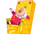 Sticker from the "King" sticker pack